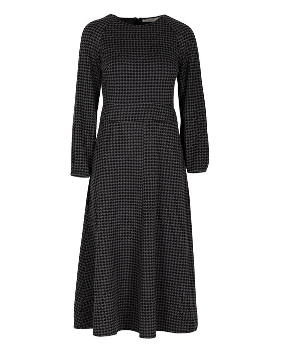 SEÇİL SWEATER PATTERNED FLARED DRESS