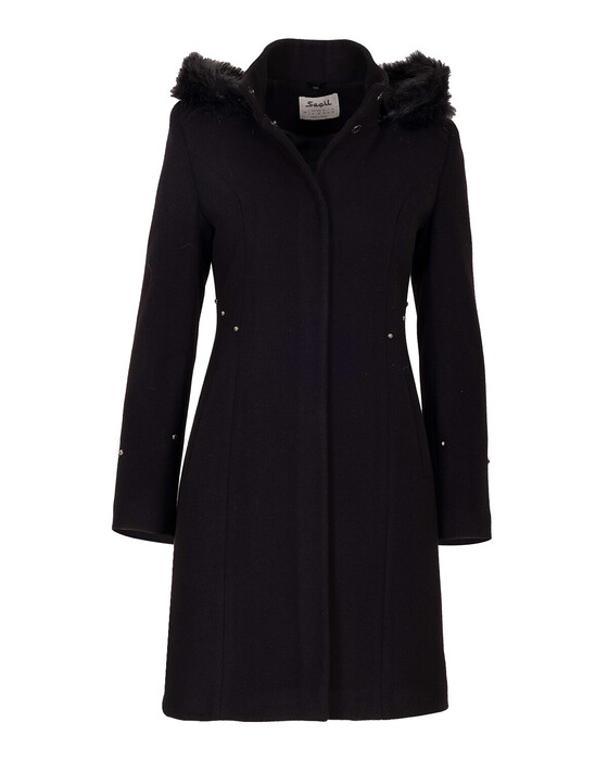 Boncuk Detaylı Kaban