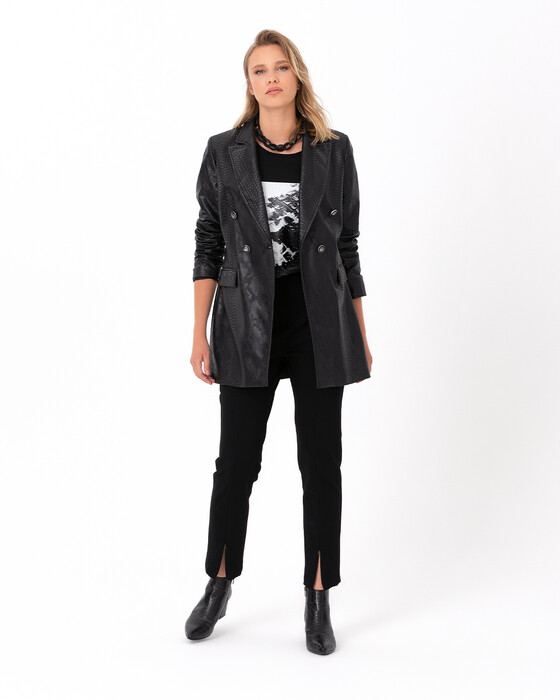 SEÇİL LEATHER-LIKE JACKET