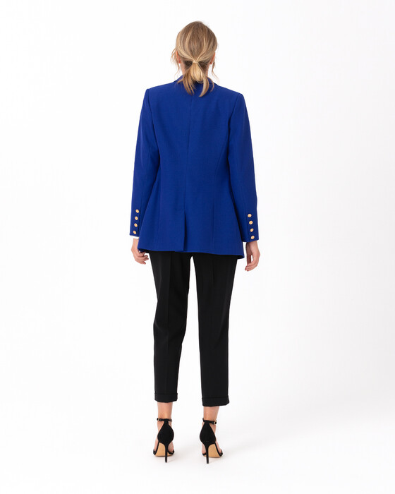 SEÇİL WOMEN'S BLAZER JACKET WITH GOLD BUTTONS