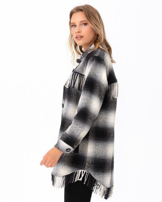 SEÇİL FRINGE DETAILED JACKET
