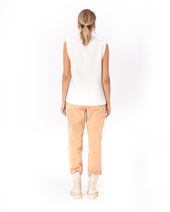 Gold Düğme Detaylı Yelek