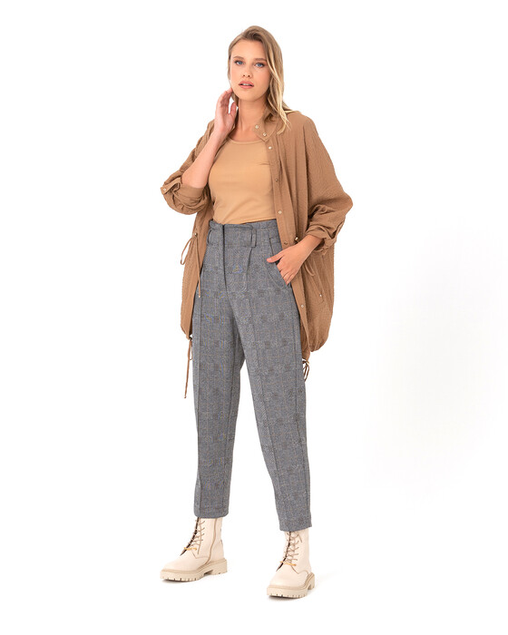 SEÇİL WOMEN'S JACKET WITH LACE-UP DETAIL