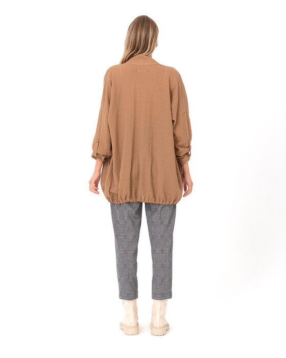 SEÇİL WOMEN'S JACKET WITH LACE-UP DETAIL