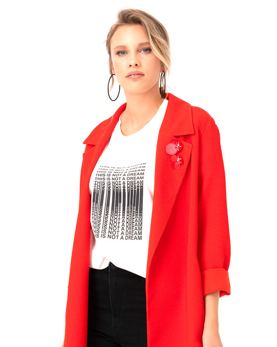 Aksesuar Detaylı Ceket