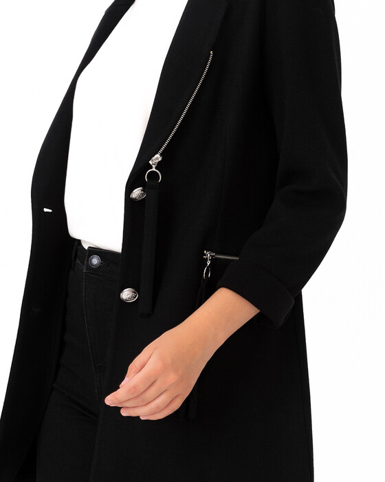 SEÇİL ZIPPER DETAILED JACKET