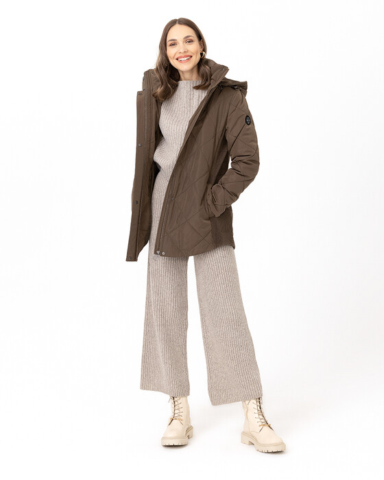 SEÇİL INFLATABLE JACKET WITH STITCH DETAIL