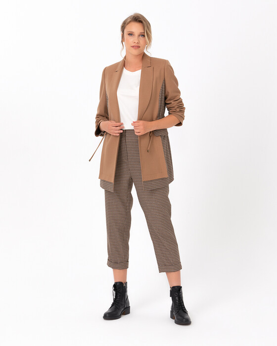 SEÇİL SWEATER PATTERNED PANTS