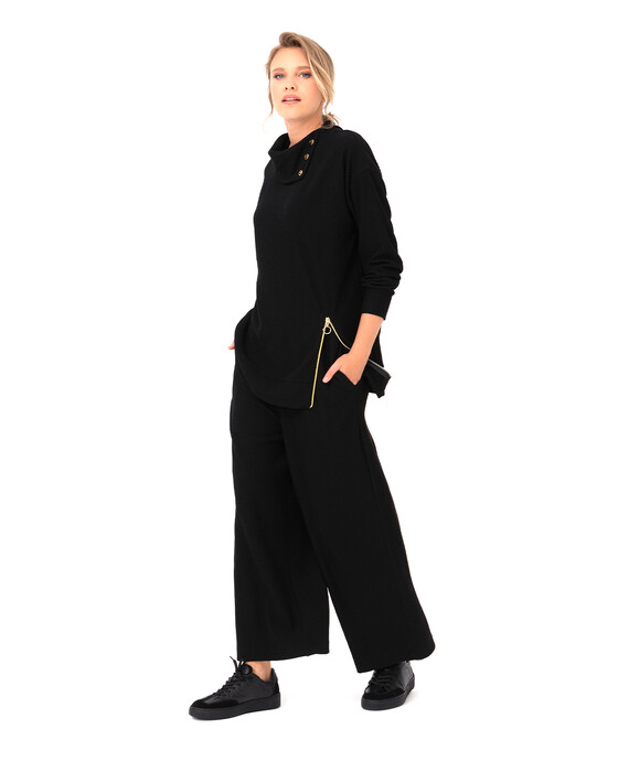 SEÇİL WIDE RIBBED TROUSERS