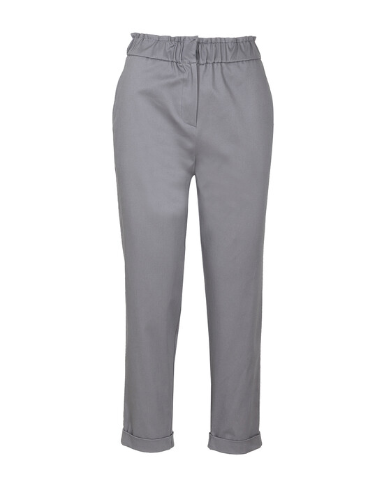 SEÇİL ELASTIC WAIST DOUBLE LEG TROUSERS