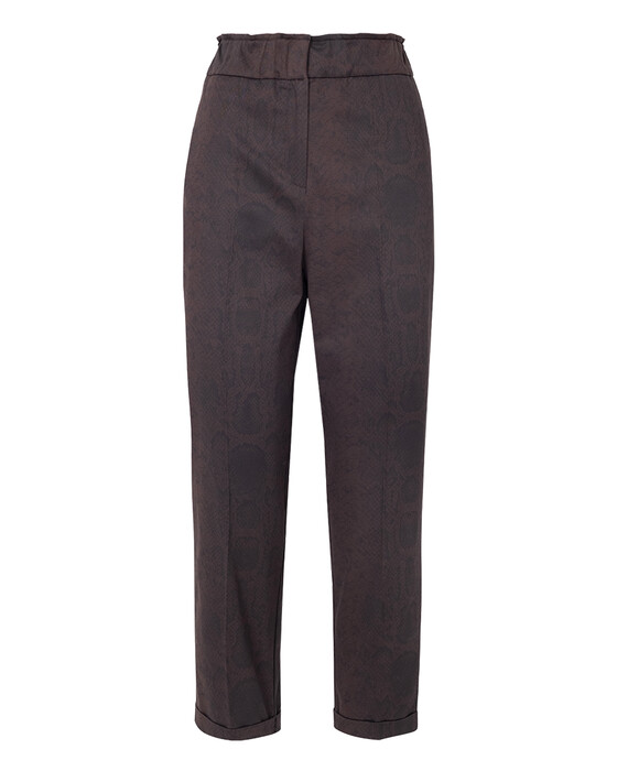 Elastik Bel Duble Paça Pantolon