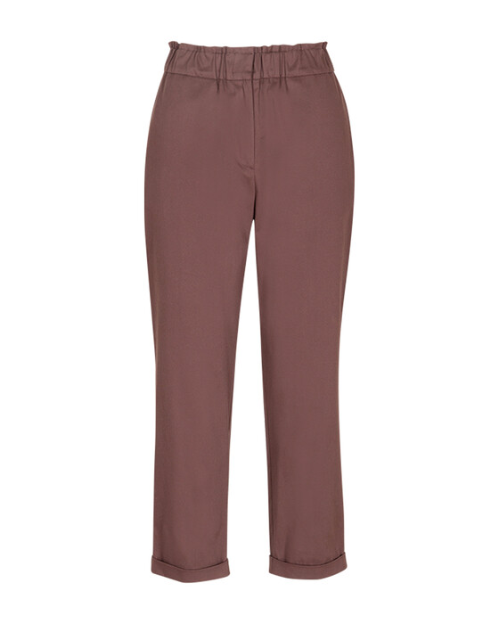 SEÇİL ELASTIC WAIST DOUBLE LEG TROUSERS