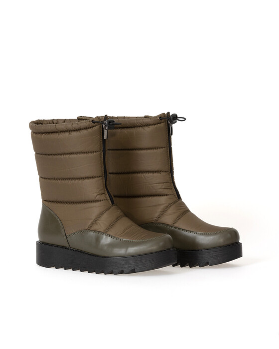 ZIPPER DETAILED SNOW BOOTS