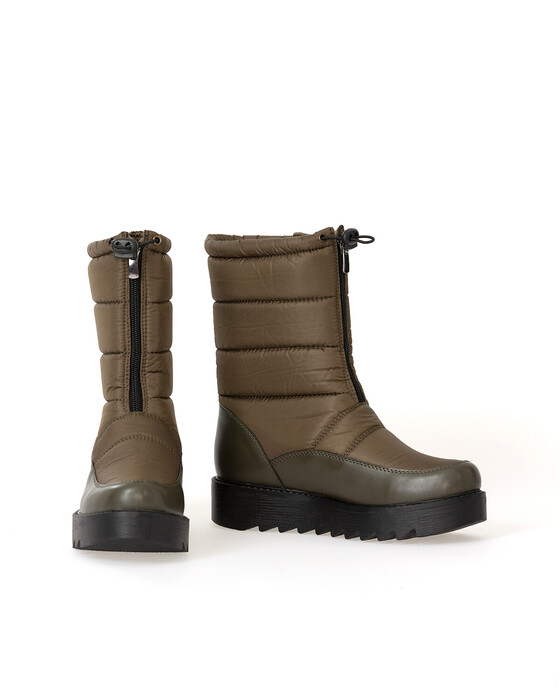 ZIPPER DETAILED SNOW BOOTS