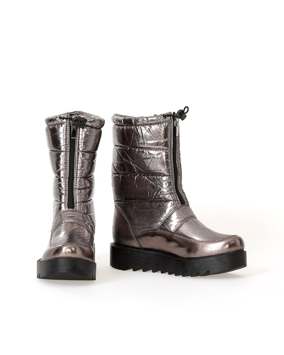 ZIPPER DETAILED SNOW BOOTS
