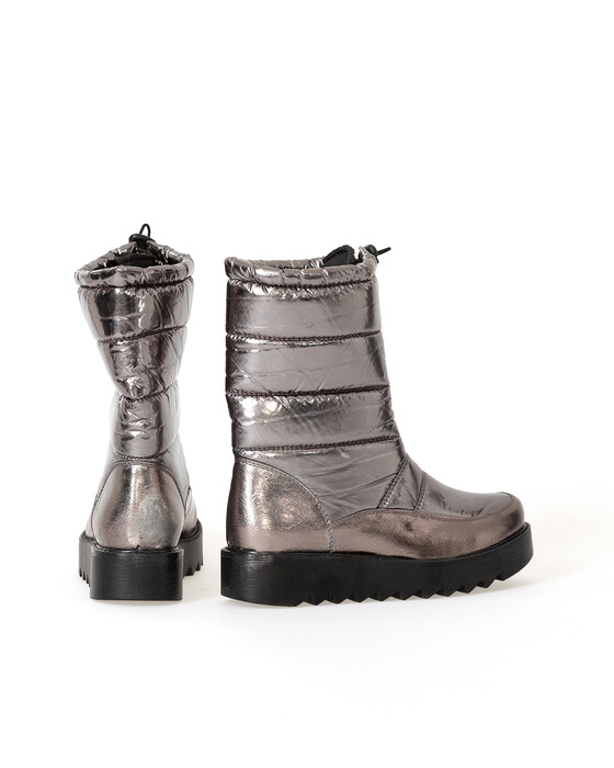 ZIPPER DETAILED SNOW BOOTS