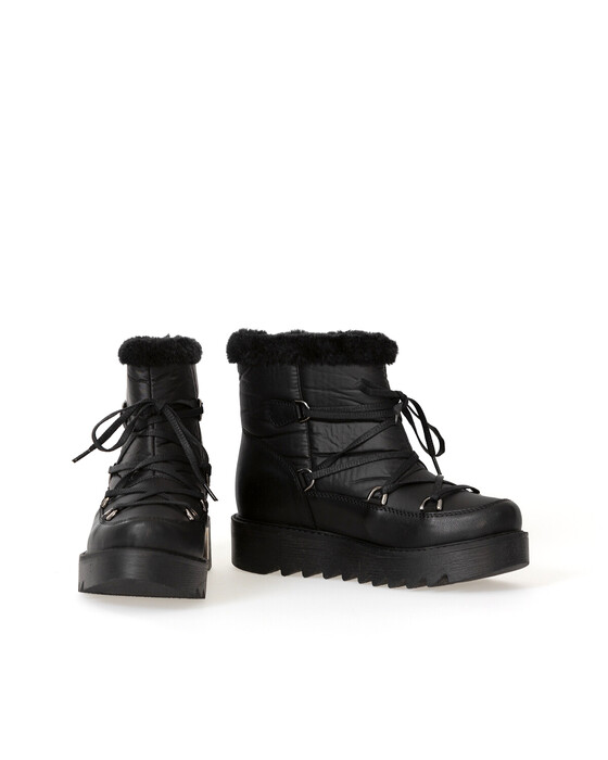 SEÇİL SNOW BOOTS WITH LACE DETAIL