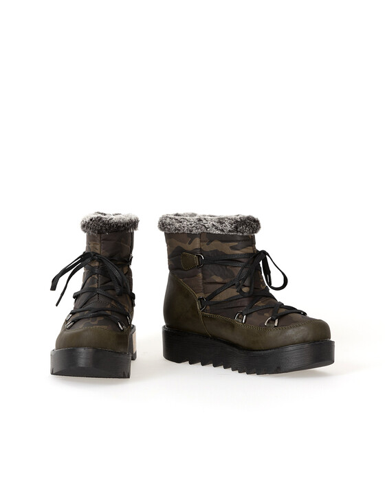 SEÇİL SNOW BOOTS WITH LACE DETAIL