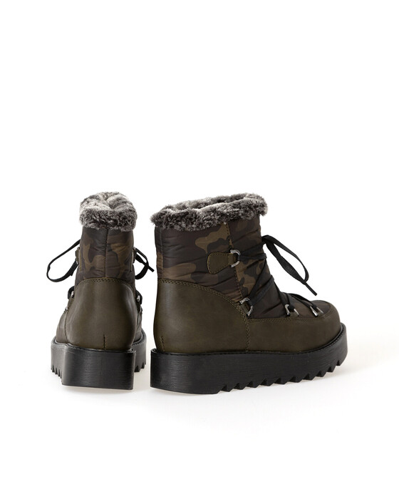 SEÇİL SNOW BOOTS WITH LACE DETAIL