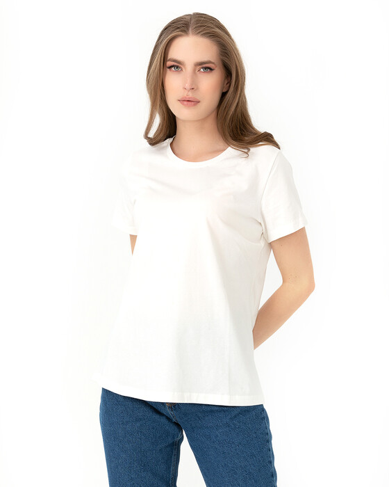 ZERO COLLAR BASIC T-SHIRT