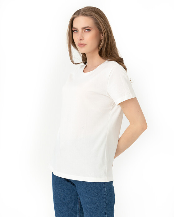 ZERO COLLAR BASIC T-SHIRT