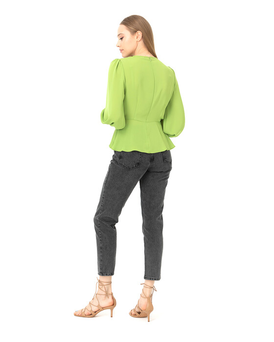 Önü Bağlamalı Bluz