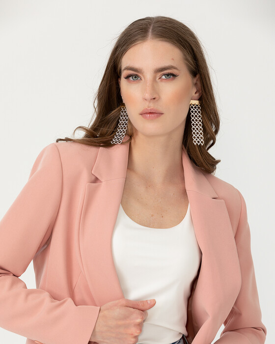 ONE BUTTON BLAZER JACKET