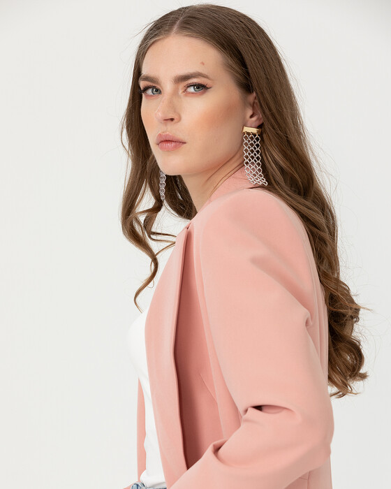 ONE BUTTON BLAZER JACKET