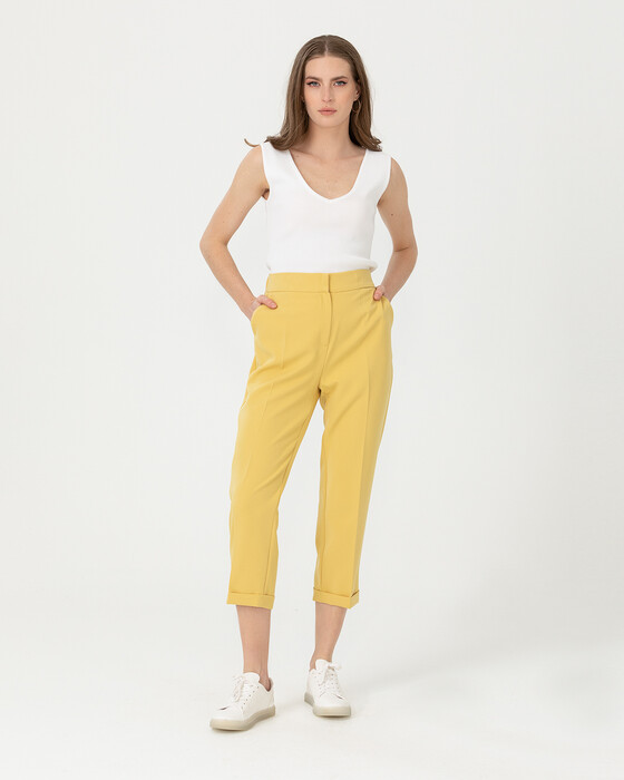 Elastik Bel Klasik Pantolon