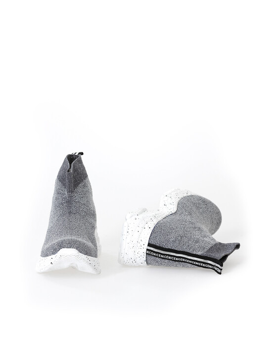 Kalın Tabanlı Çorap Spor Ayakkabı