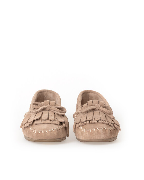 Püsküllü Süet Babet