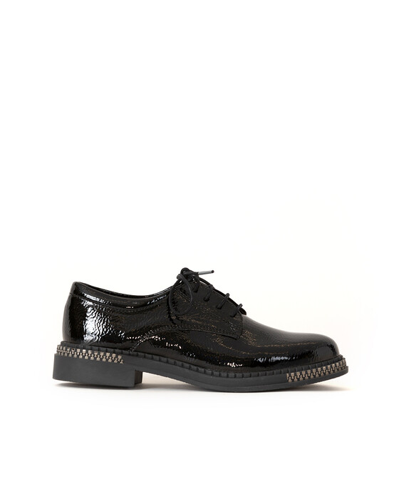 METALLIC OXFORD SHOES