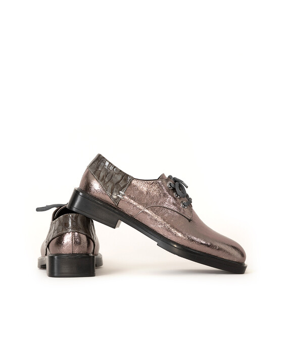 Parça Detaylı Bağcıklı Ayakkabı