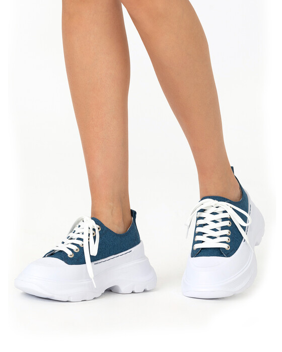 Kalın Tabanlı Bağcıklı Ayakkabı