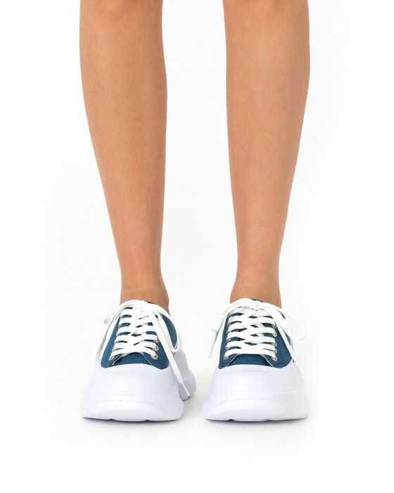 Kalın Tabanlı Bağcıklı Ayakkabı