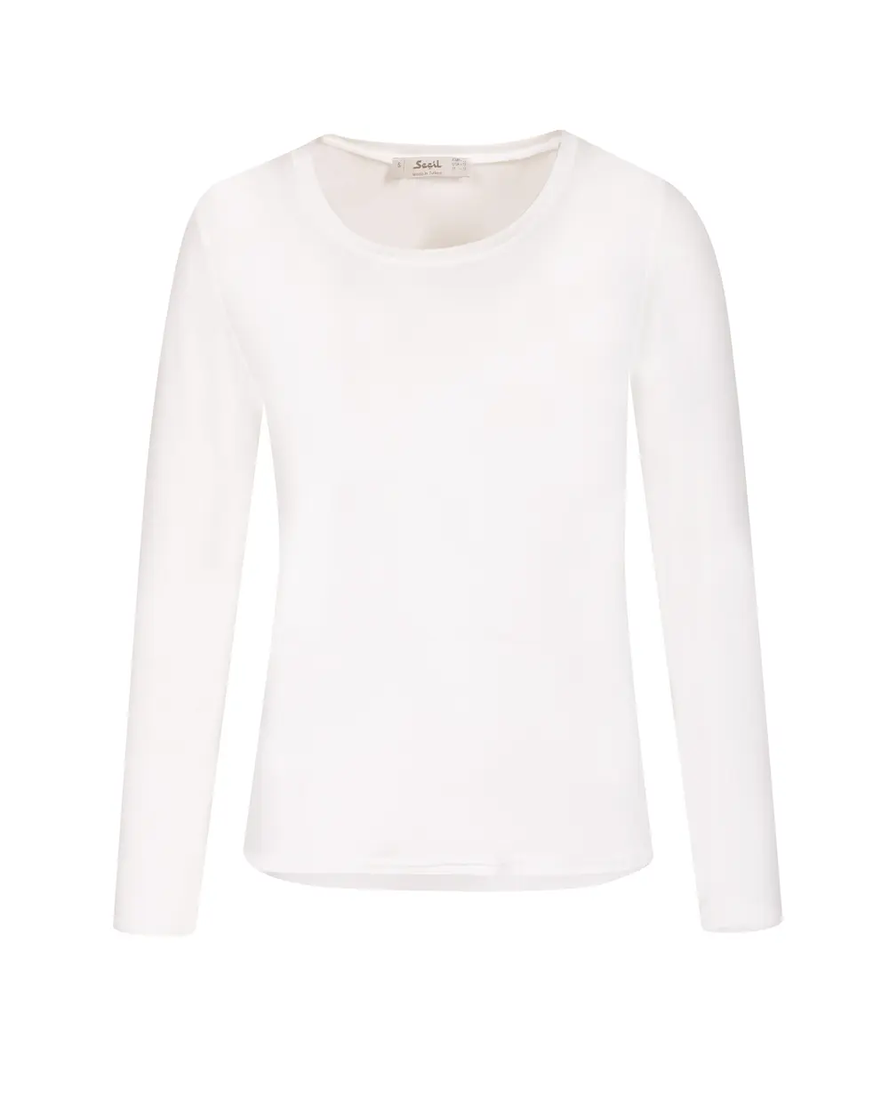 Round Neck Long Sleeve Basic T-Shirt