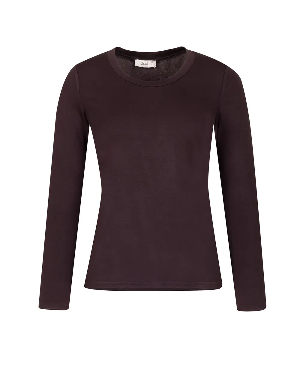 Round Neck Long Sleeve Basic T-Shirt