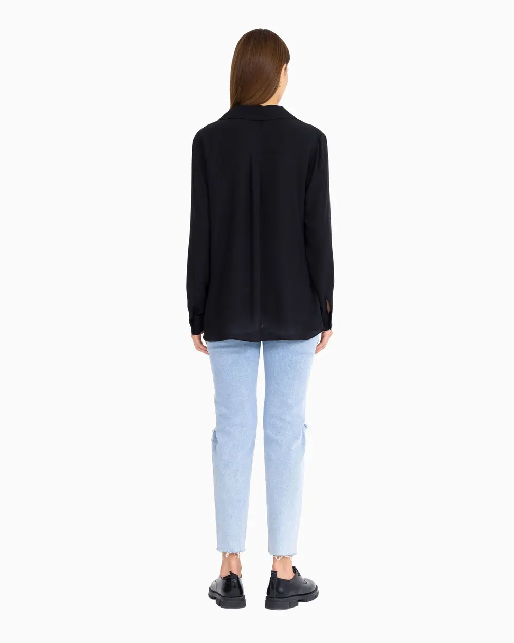 Cep Detaylı Ceket Yaka Gömlek