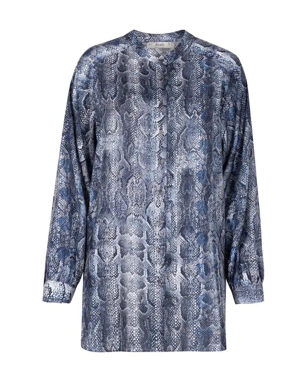 Yılan Derisi Desenli Gömlek