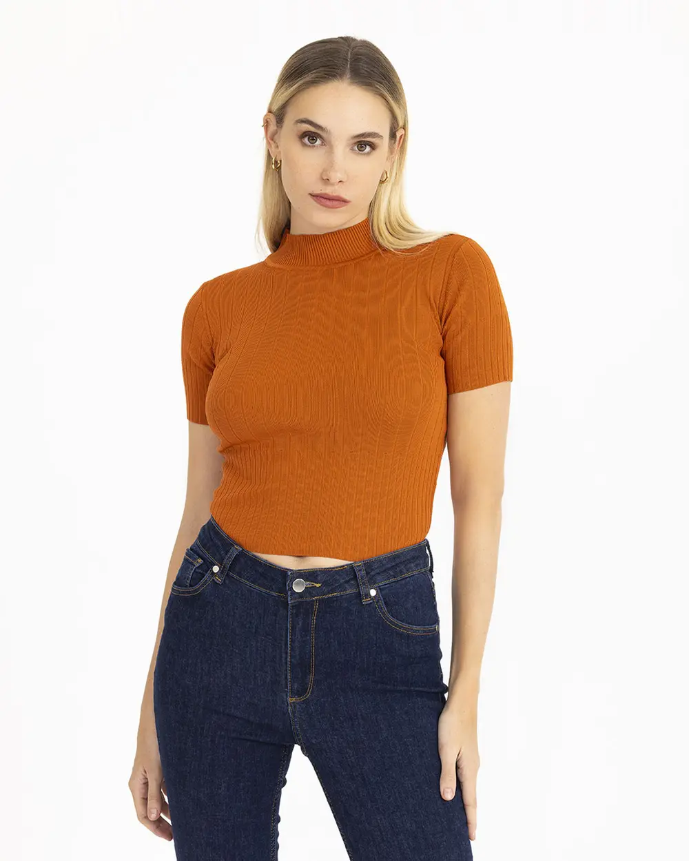 Fit Kesim Crop Triko