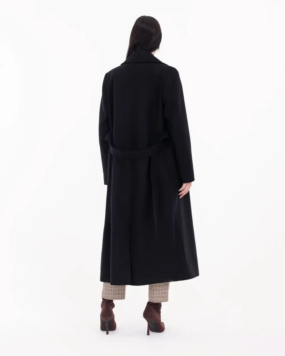 Wide Cut Belted Coat