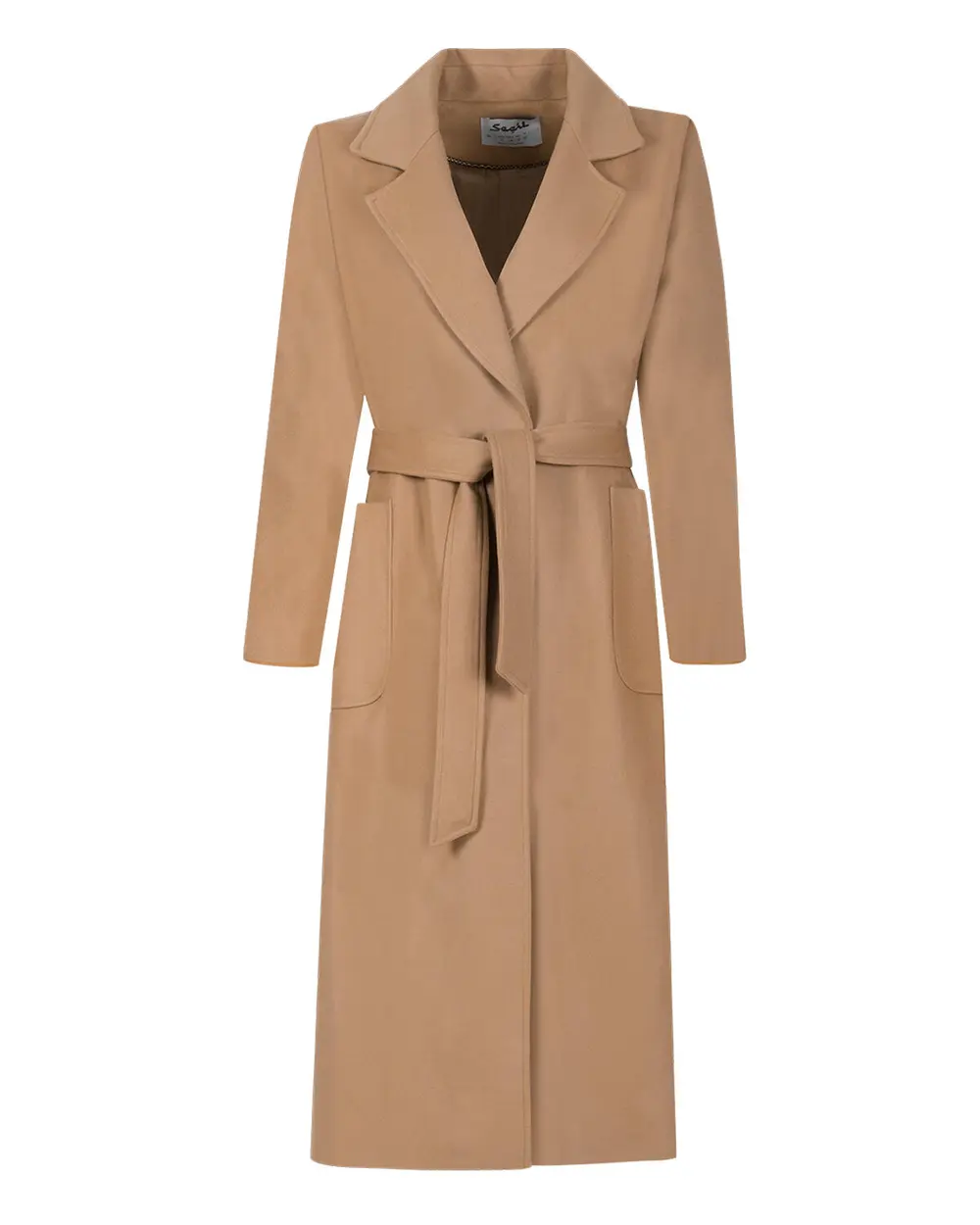 Wide Cut Belted Coat