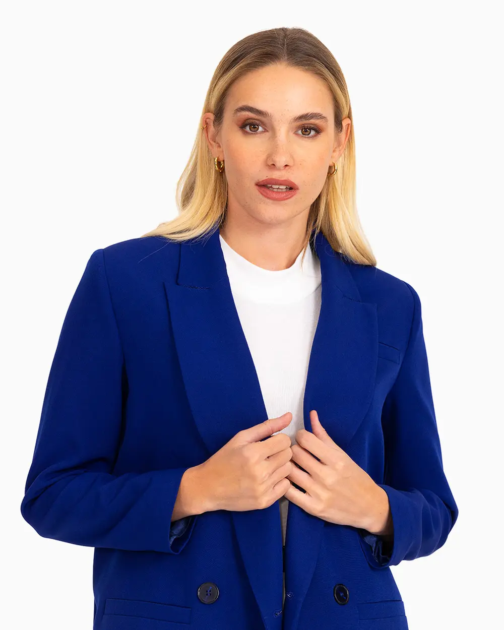  Double-breasted Double Buttoned Jacket