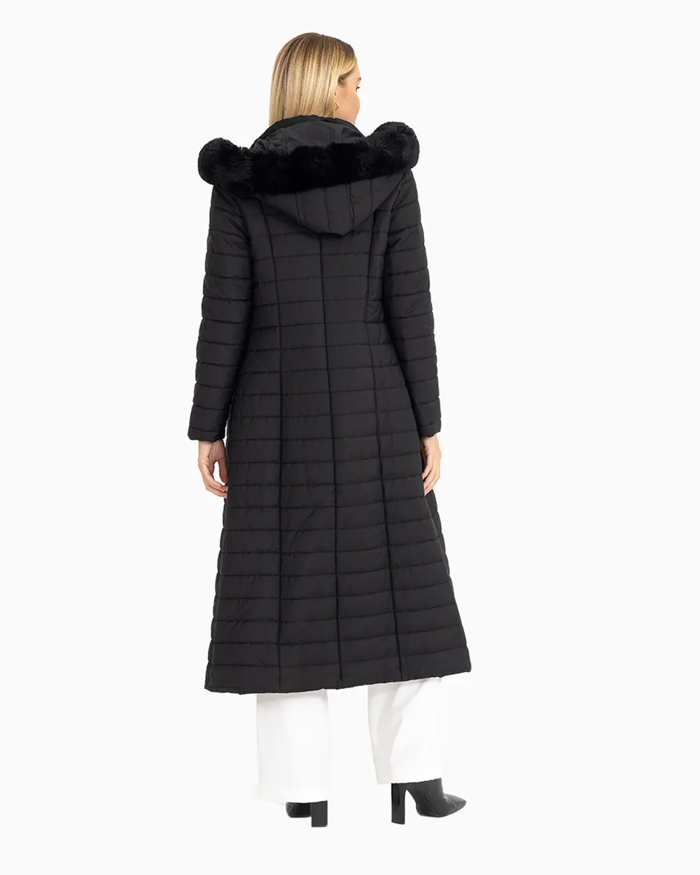 Dikiş Detaylı Midi Boy Şişme Kaban