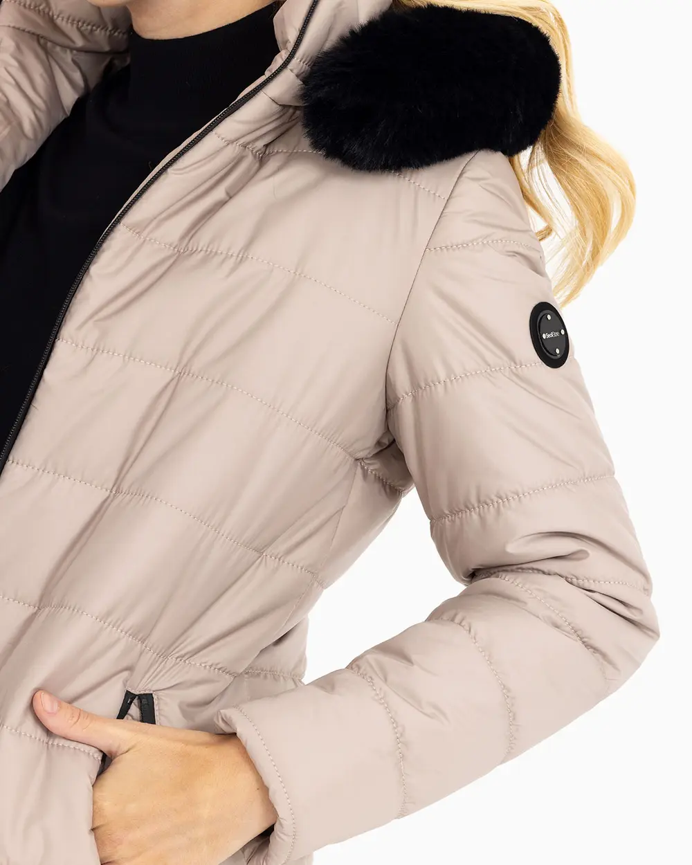 Midi Size Down Jacket