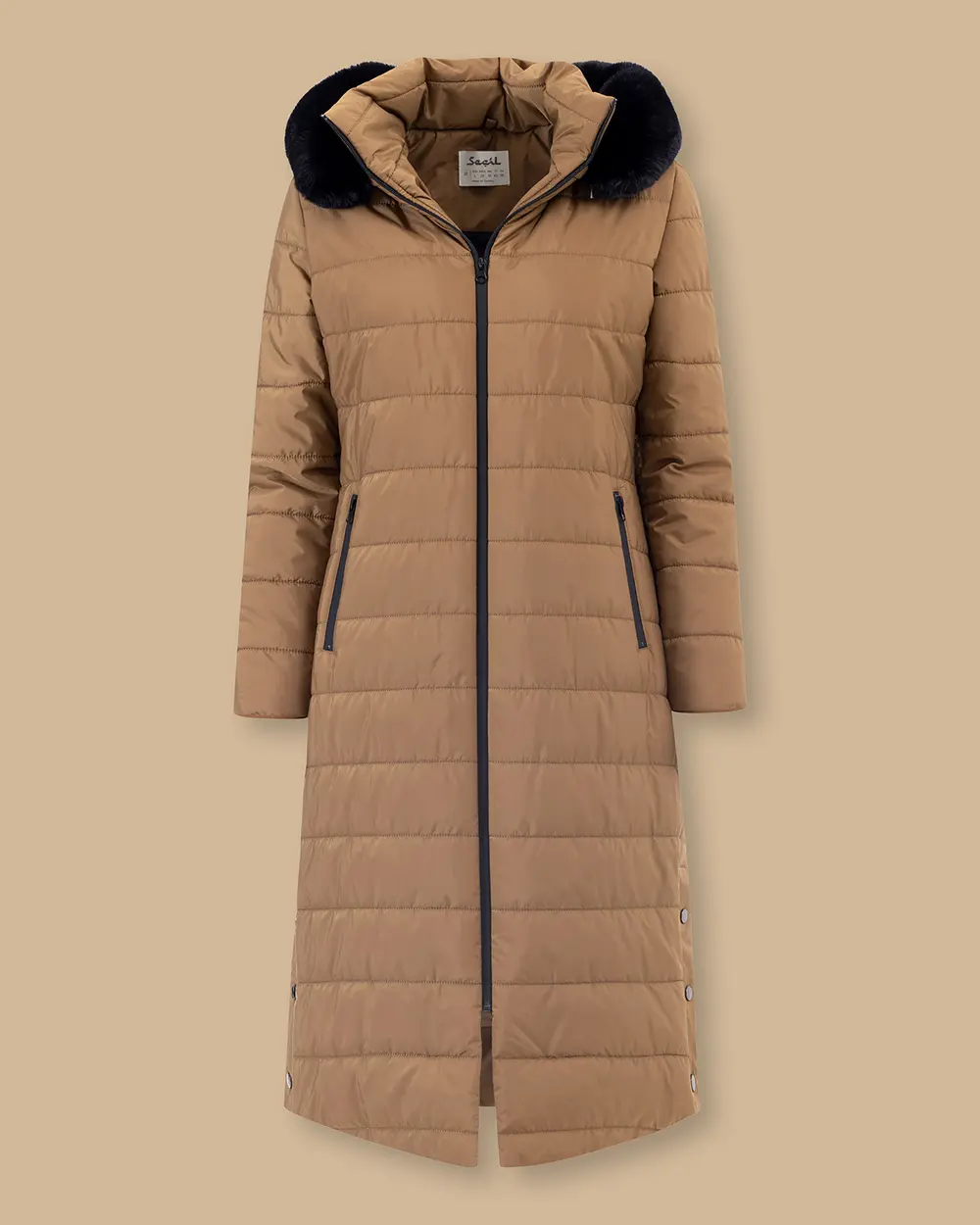 Midi Size Down Jacket