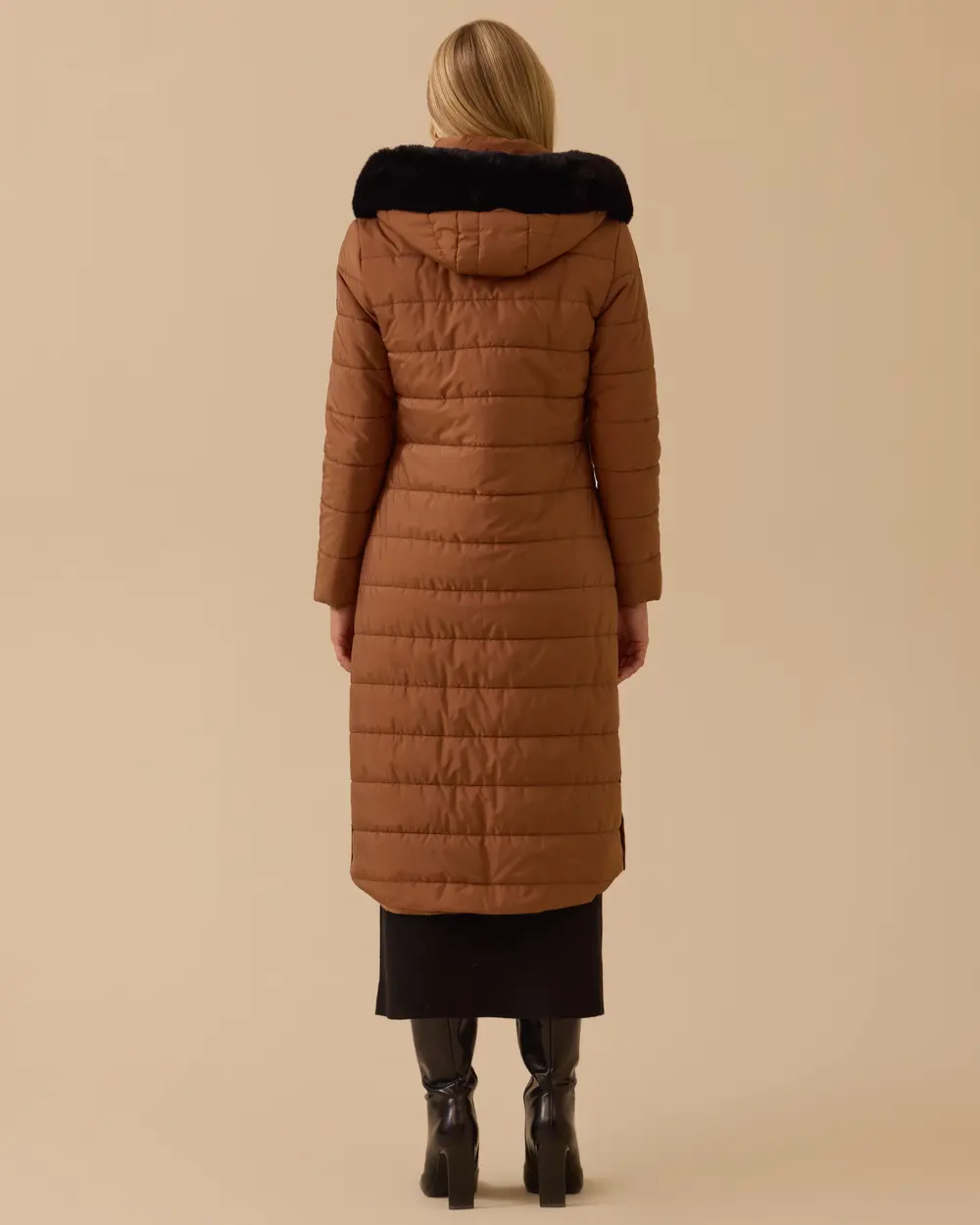 Midi Size Down Jacket