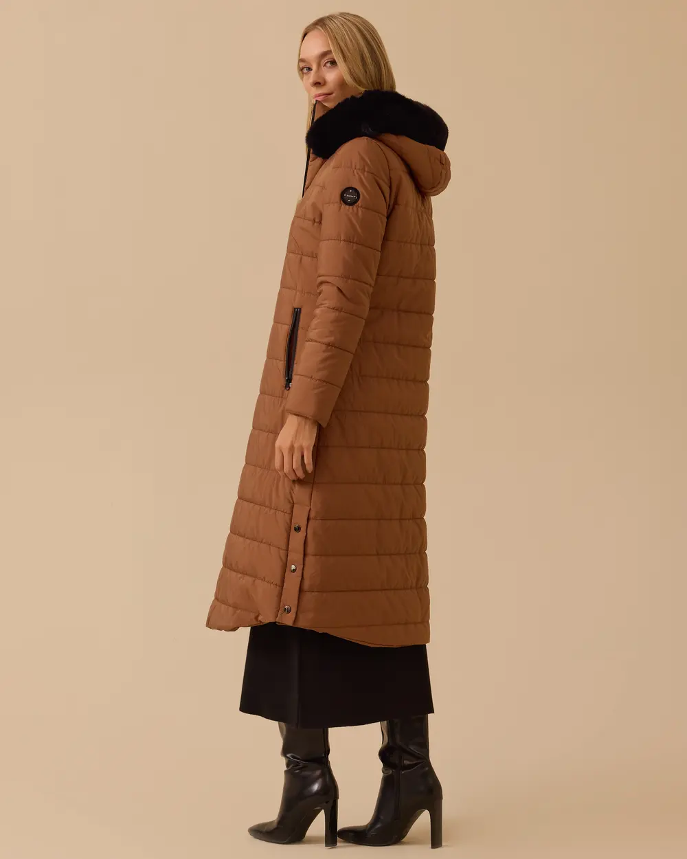 Midi Size Down Jacket