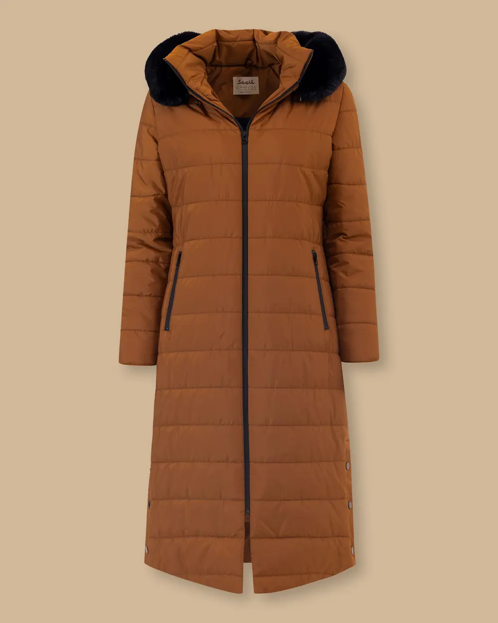 Midi Size Down Jacket