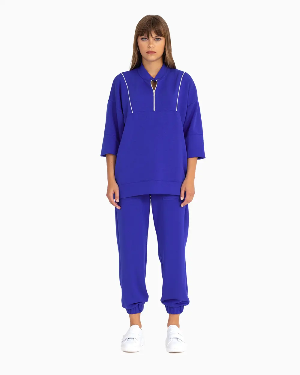 Elastik Bel Örme Kumaş Pantolon